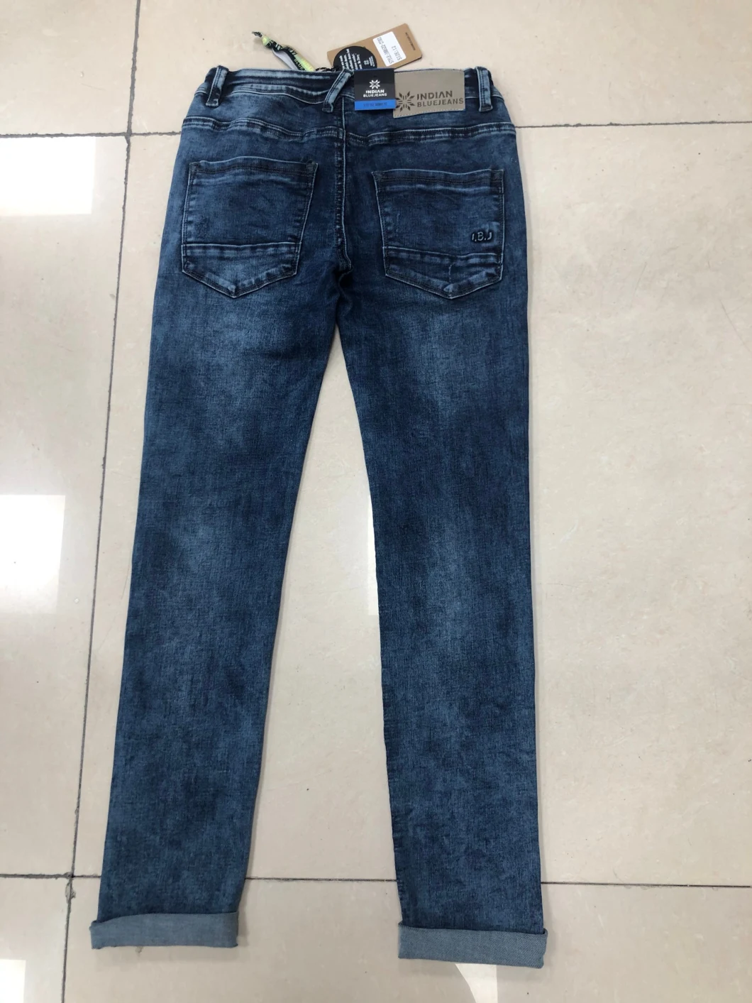 Wolesales Boy′ S Denim Pants New Skinny Straight Snow Wash Kid′ S Jeans OEM ODM Manufactory