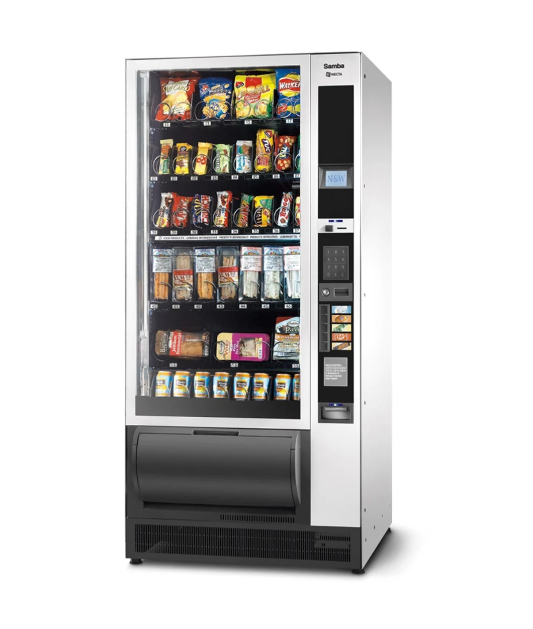 Healthy Food Lifted Fresh Fruit Salad Elevator Vending Machine Touch Cooling Vending Snack Vending Machine