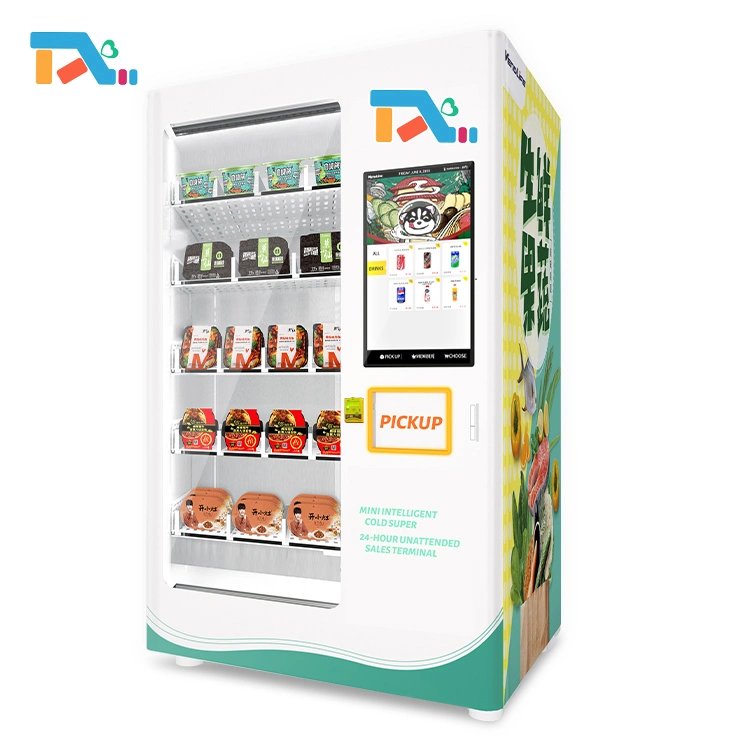 Customization Automatic Touch Screen Drink and Snack Vending Machine