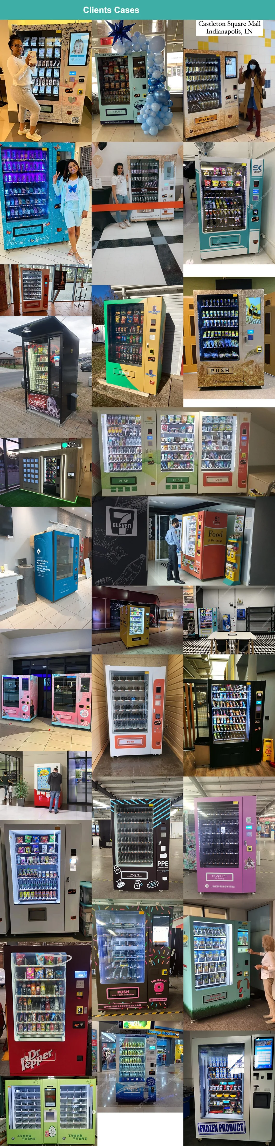 Customised Hair Eyelash Make up Vending Machine with Touch Screen